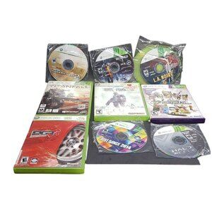 9 XBOX 360 GAME‎ DISC AND CASE (NO MANUAL)TESTED FAST SHIPPING
